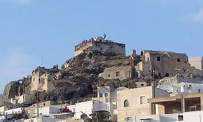 Kasteli (Castle) of Akrotiri. The Goulas is in Plain Sight