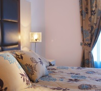 Large Bedroom Loizos hotel apartments Santorini Greece