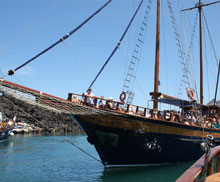 Moored at the Volcano