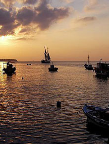 Sunset from Ammoudi Port