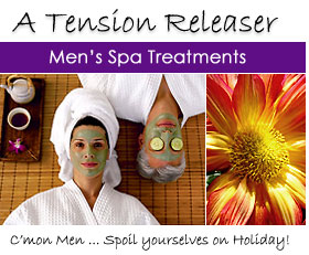 A Tension Releaser. Men's Spa Treatments