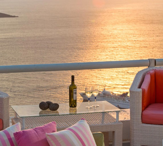 Famous Santorini Sunset