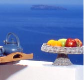 Tea & Fruit - view over the Bay