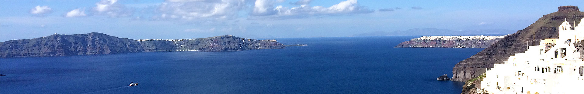 View of Santorini Island Greece