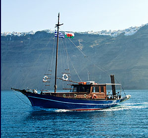 Isabella Boat Santorini Yacht Charter