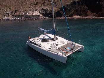 Catamaran sailing