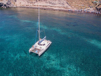 Catamaran yachting